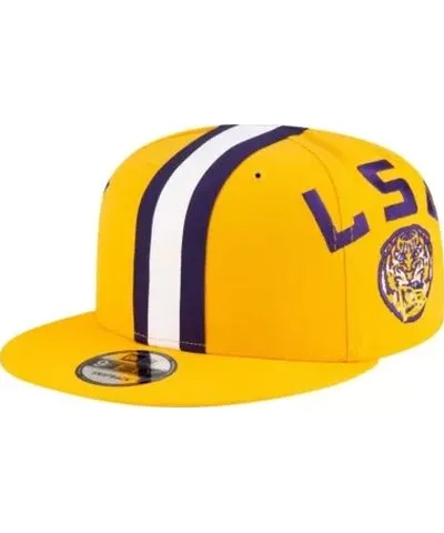 New Era Men's NCAA LSU Tigers Helmet 9FIFTY Snapback Hat