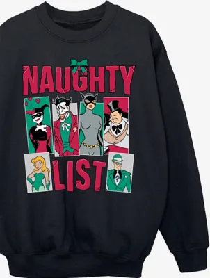 NW2 Batman Naughty List Kids Black Sweatshirt | Sweatshirts & Hoodies | George at ASDA
