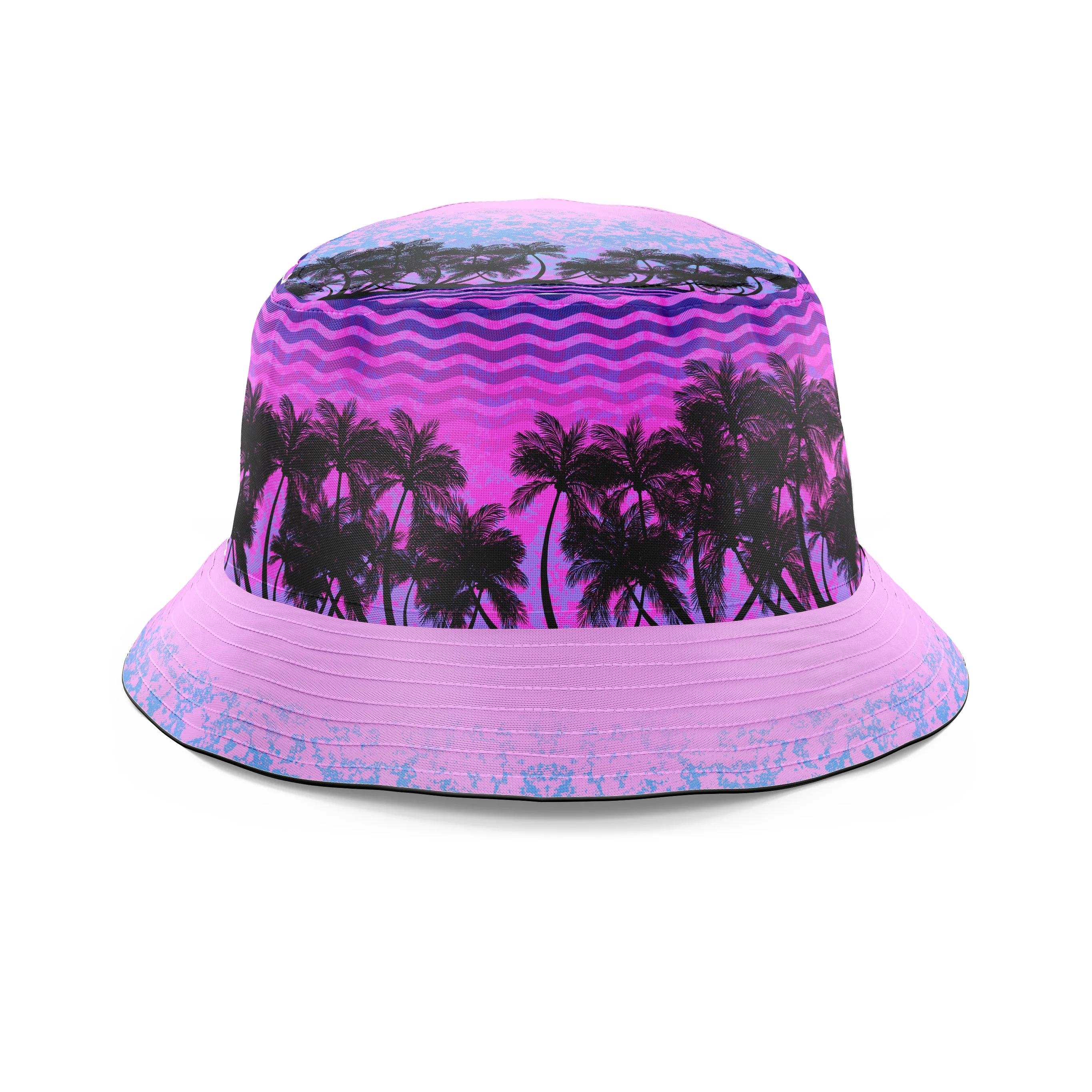 Paradise Palm Trees Bucket Hat