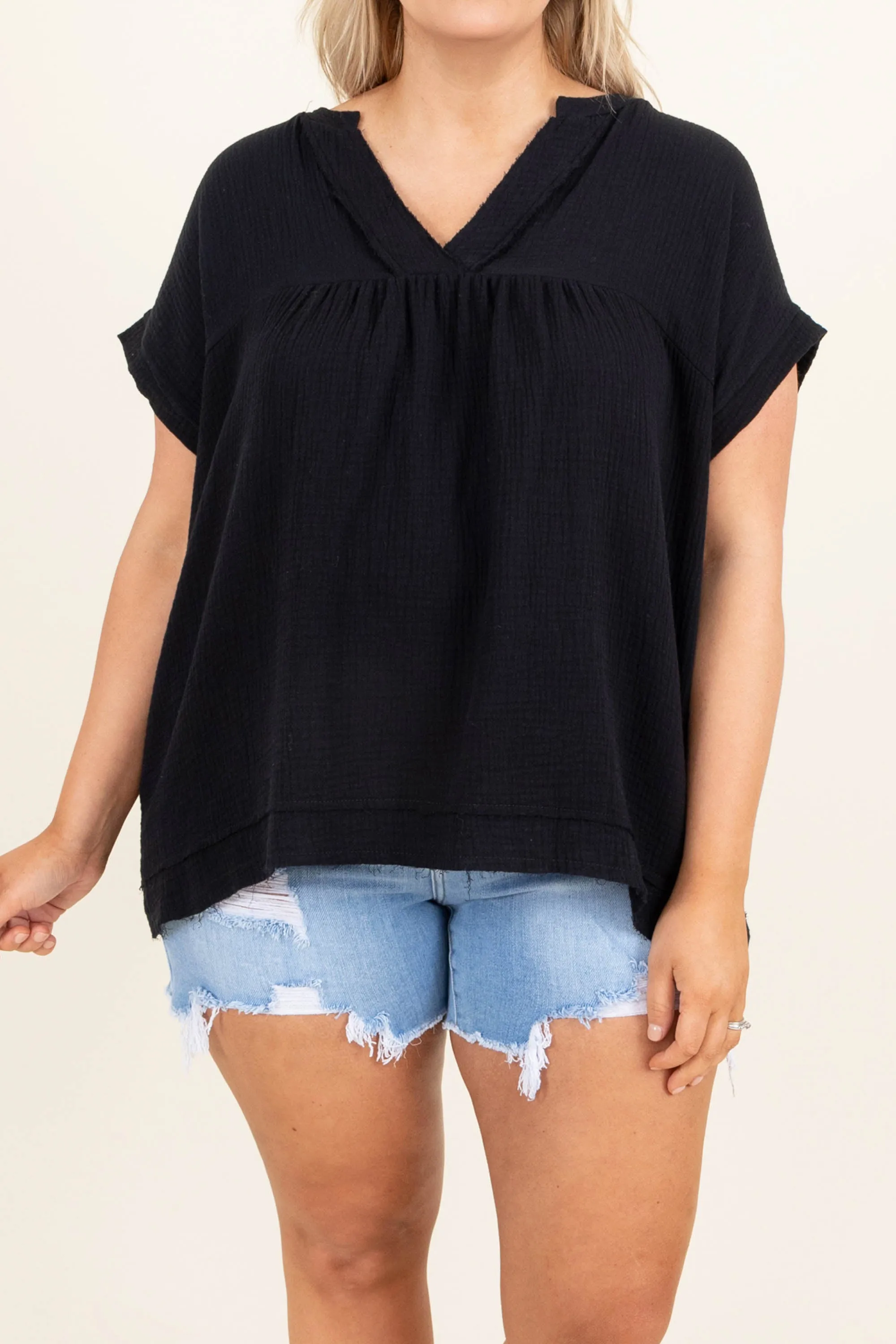 Playful Mind Top, Black