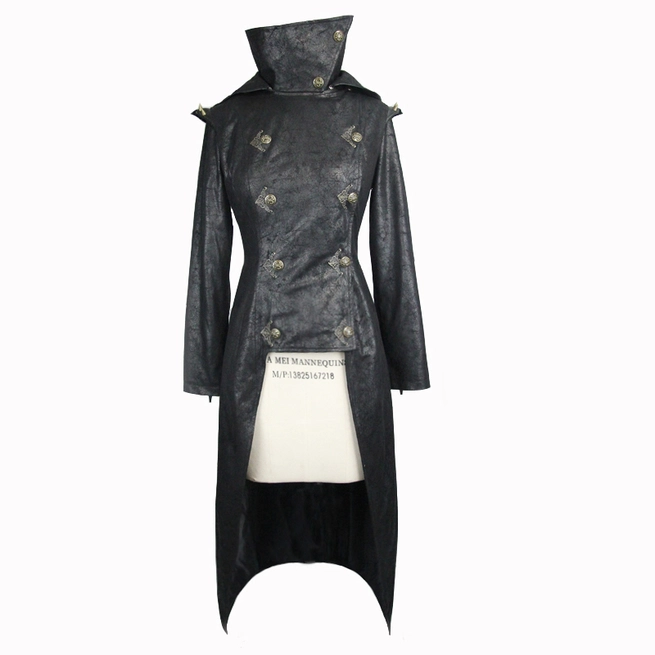 Punk Women's High-low Tail Coat