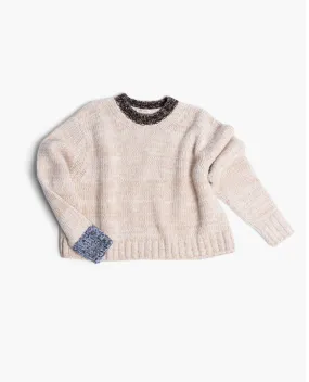  Relaxed Knit Sweater Off White - Beige 