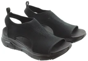 SKECHERS Ladies 119236 City Catch Sandals In Black