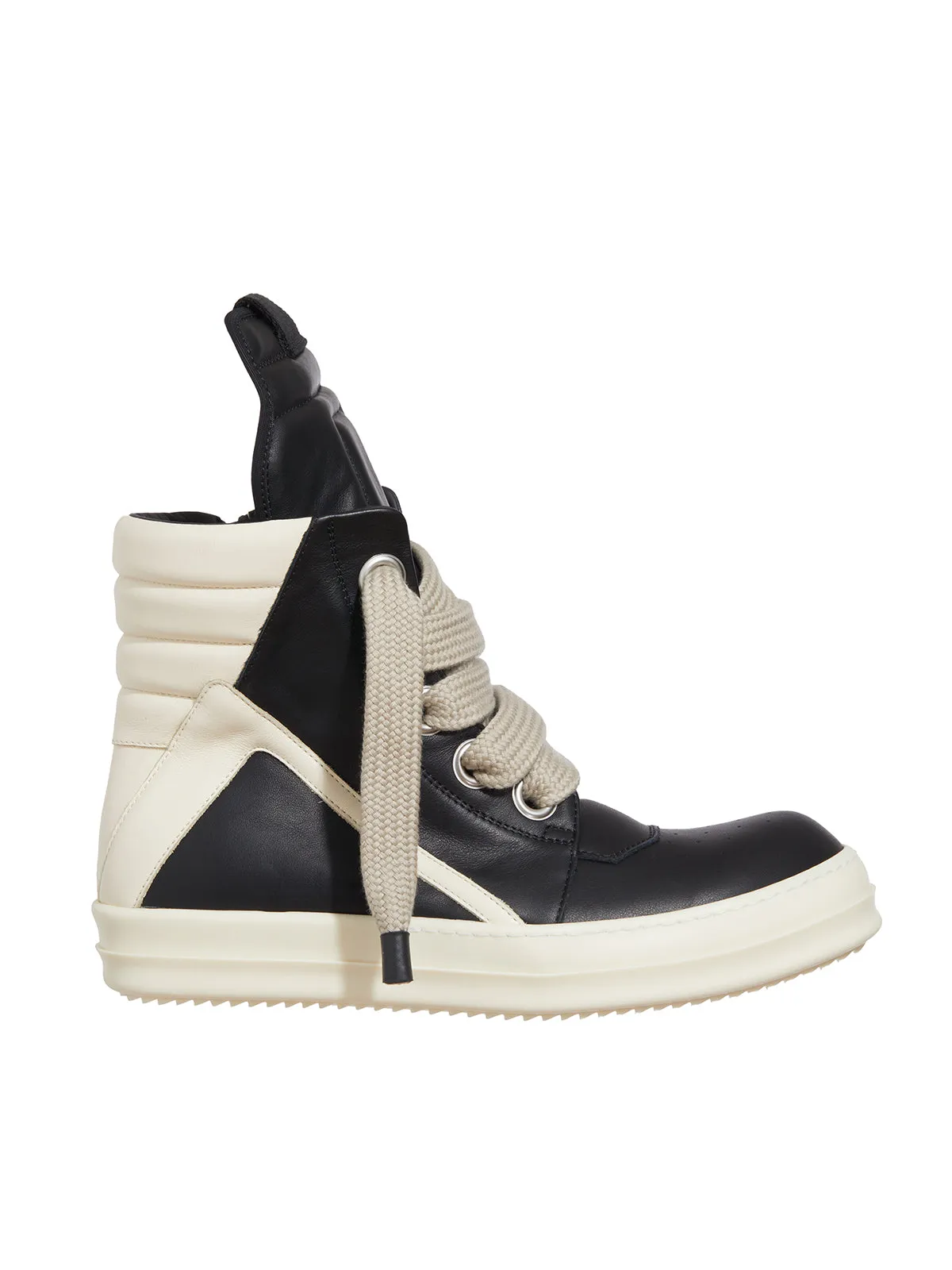 SNEAKER IN PELLE JUMBOLACED GEOBASKET