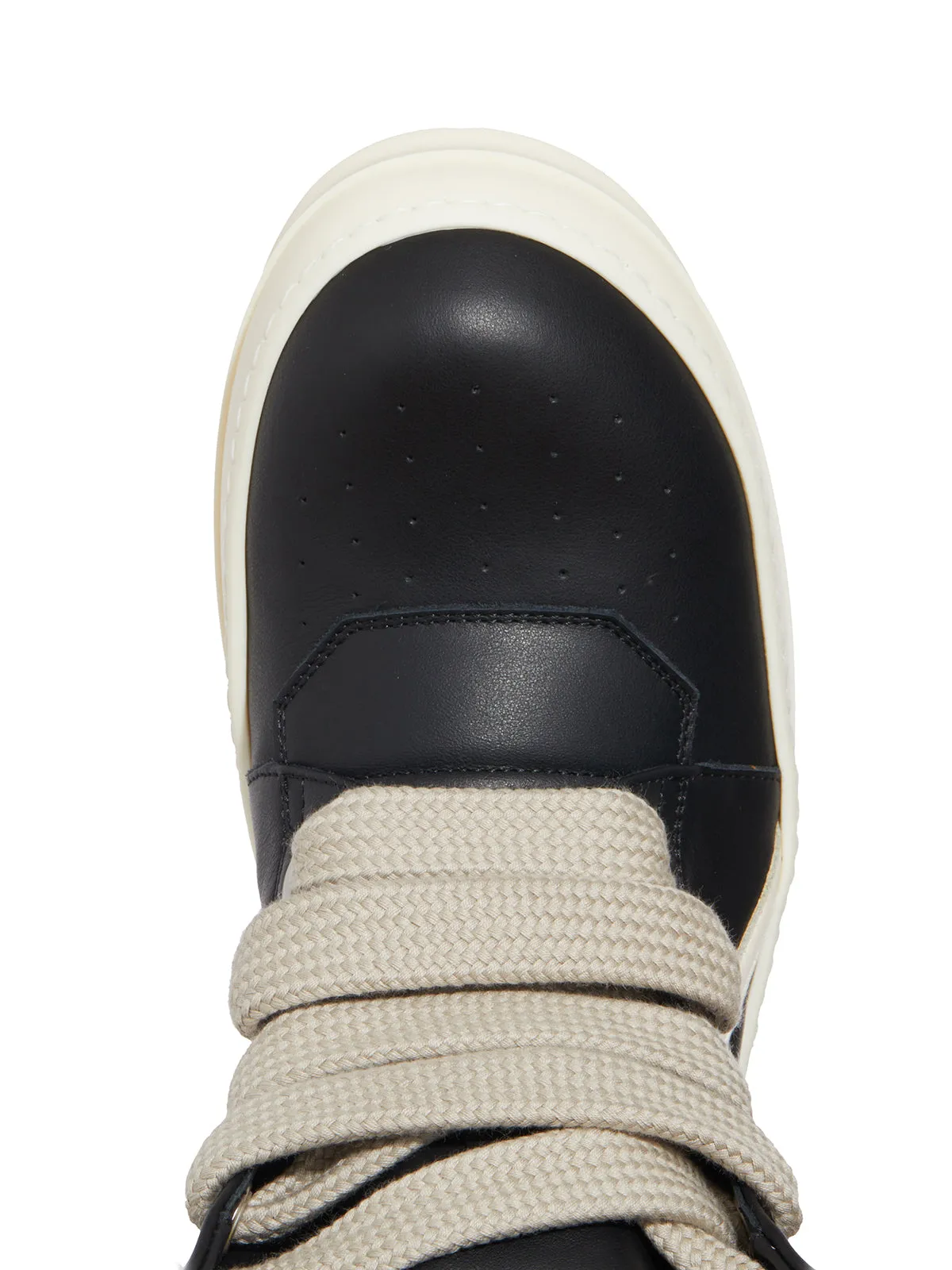 SNEAKER IN PELLE JUMBOLACED GEOBASKET