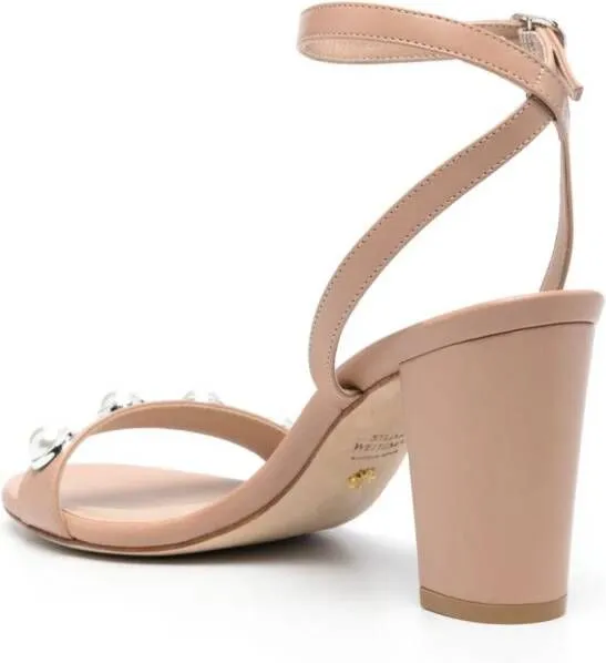 Stuart Weitzman Nearlybear Portia 80mm sandals Pink