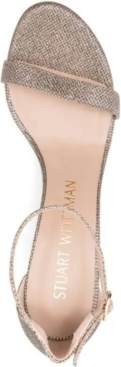 Stuart Weitzman Nearlynude 90mm sandals Gold