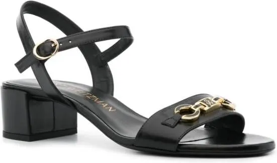 Stuart Weitzman SW Signature 35mm sandals Black