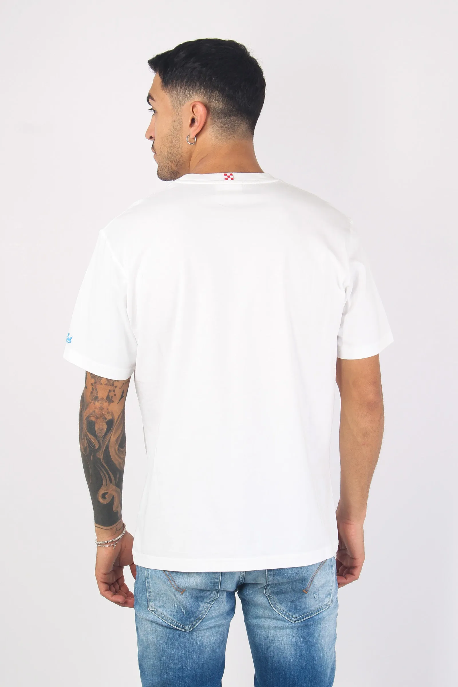 T-shirt Gin Glass Bianco