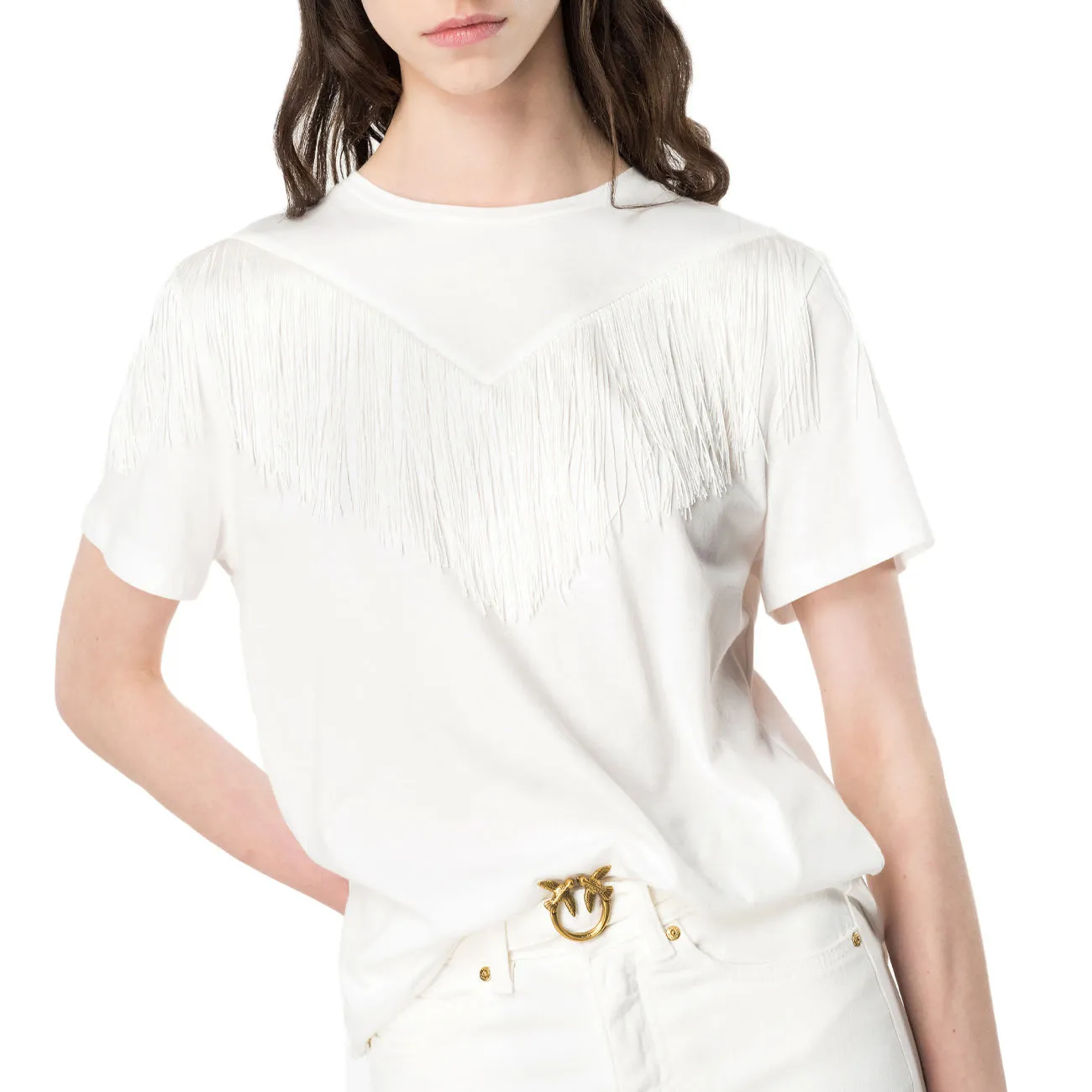 T-SHIRT UNDER WORLD Bianco Biancaneve Donna