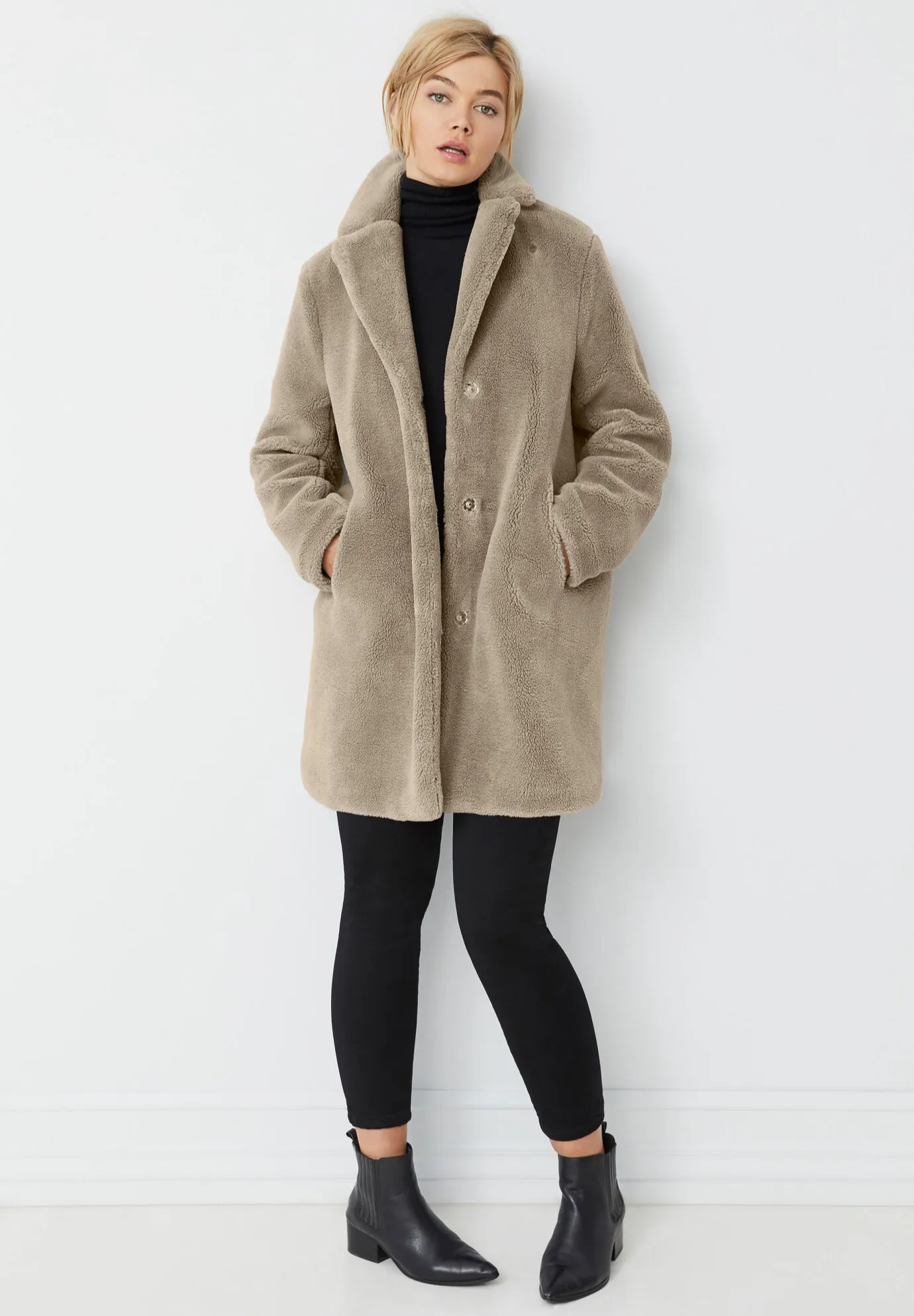 Teddy Faux Fur Coat