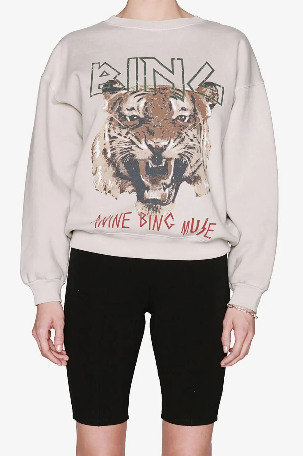 TIGER SWEATSHIRT - STONE