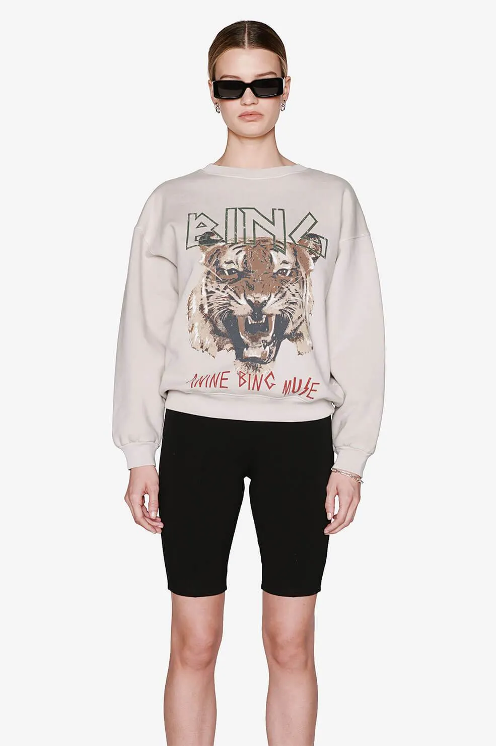 TIGER SWEATSHIRT - STONE