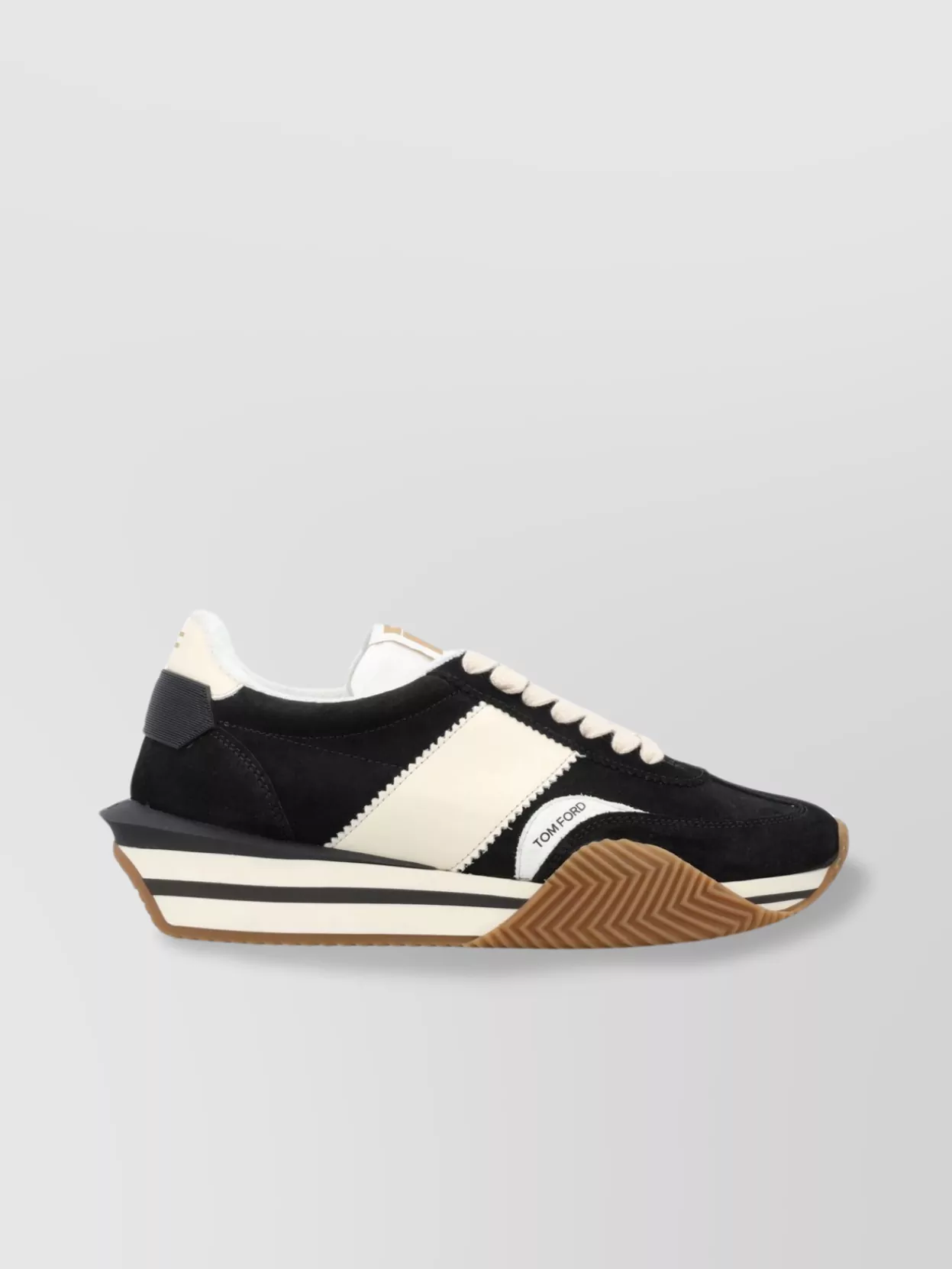 Tom Ford   Suede sneaker leather detail