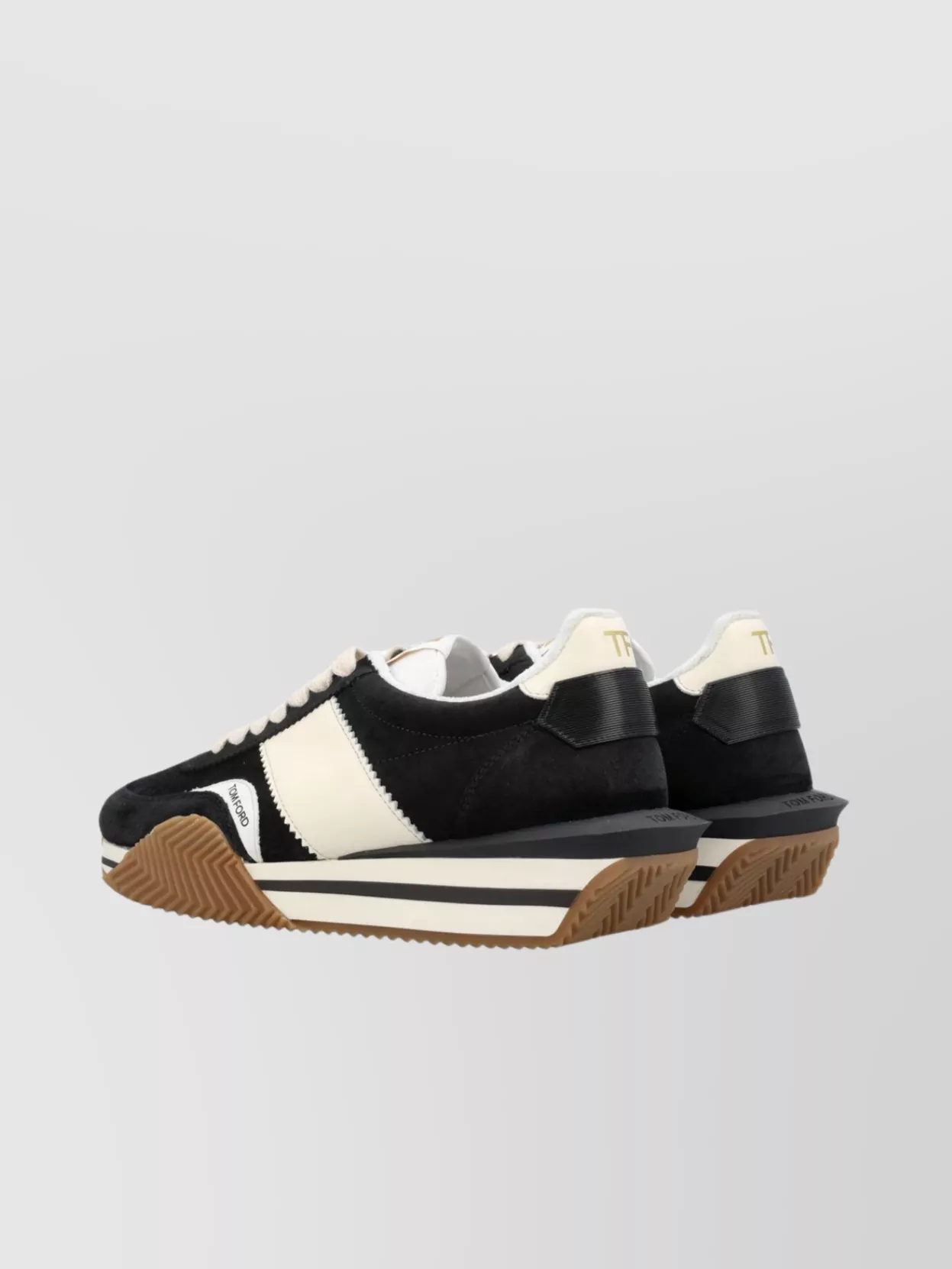 Tom Ford   Suede sneaker leather detail