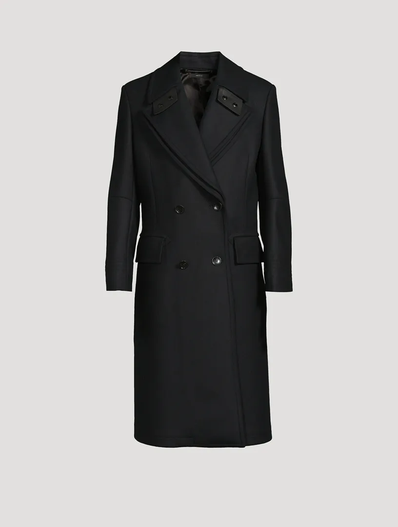 TOM FORD Wool Double-Breasted Coat