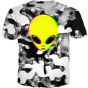 Trippy Alien Camo T-Shirt