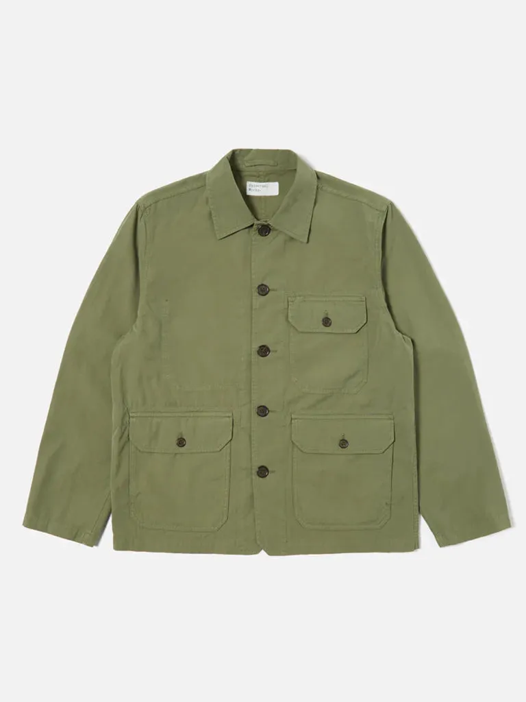 Universal Works Utility Jacket in Canvas Birch