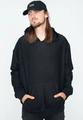 Urban Classics - Rib Terry Boxy Black - Hoodie