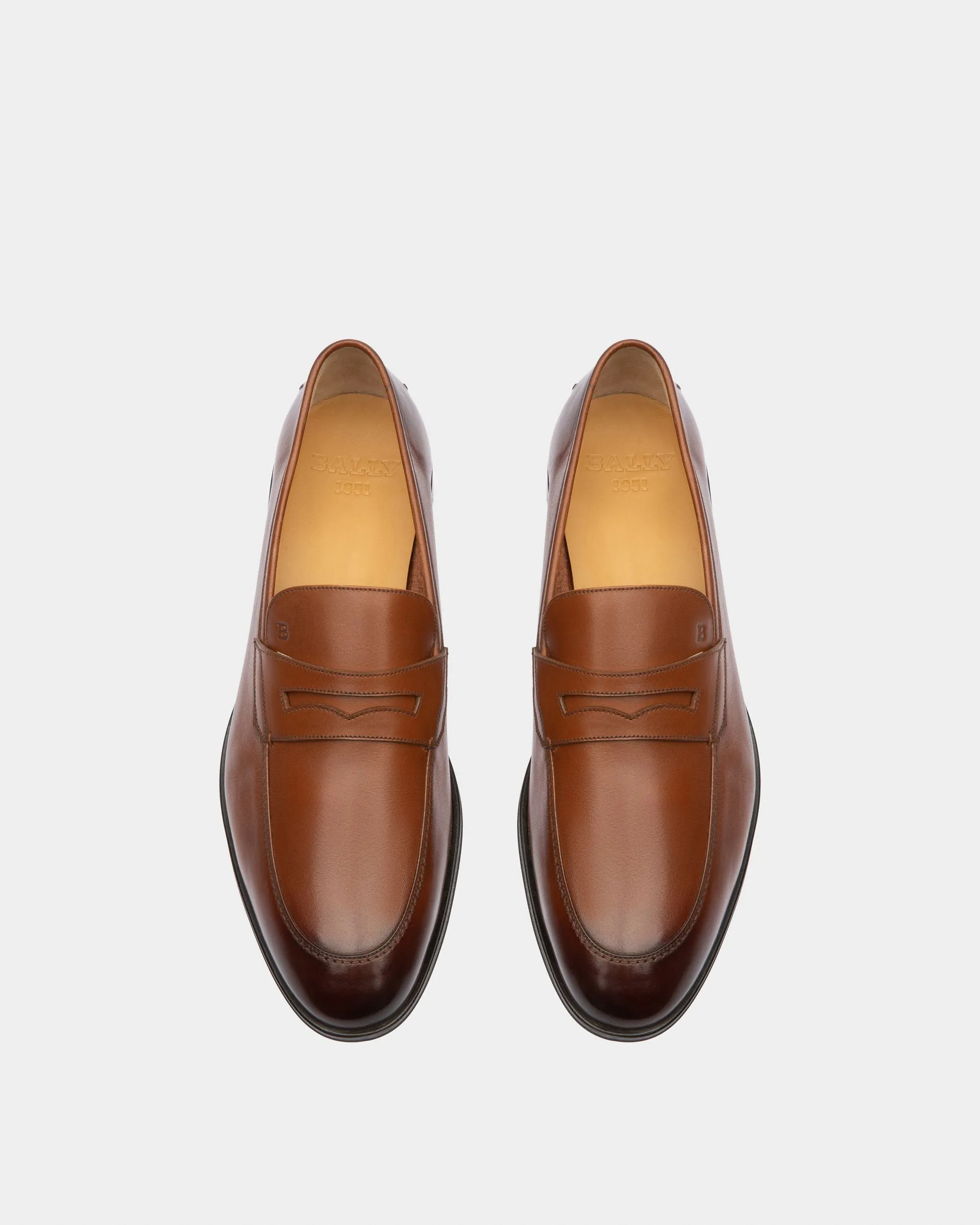 Webb Leather Loafers In Brown 