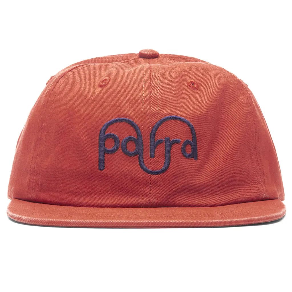 Weird Logo 6 Panel Hat - Cinnamon