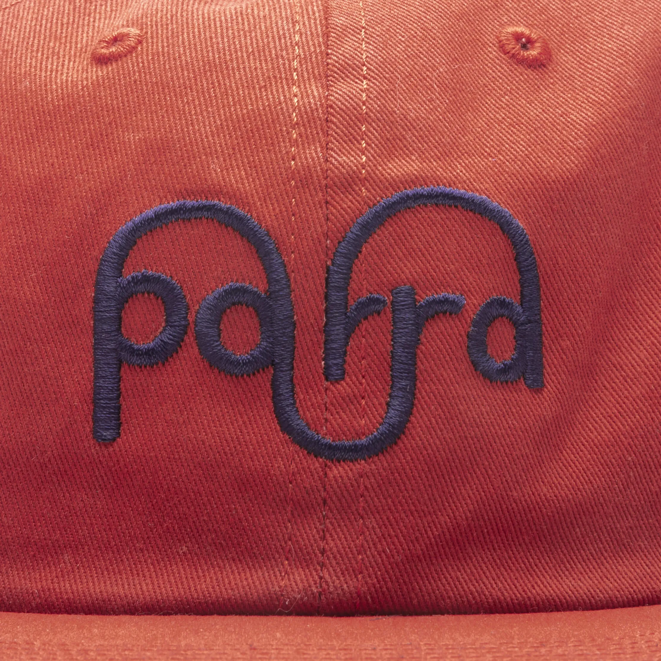 Weird Logo 6 Panel Hat - Cinnamon