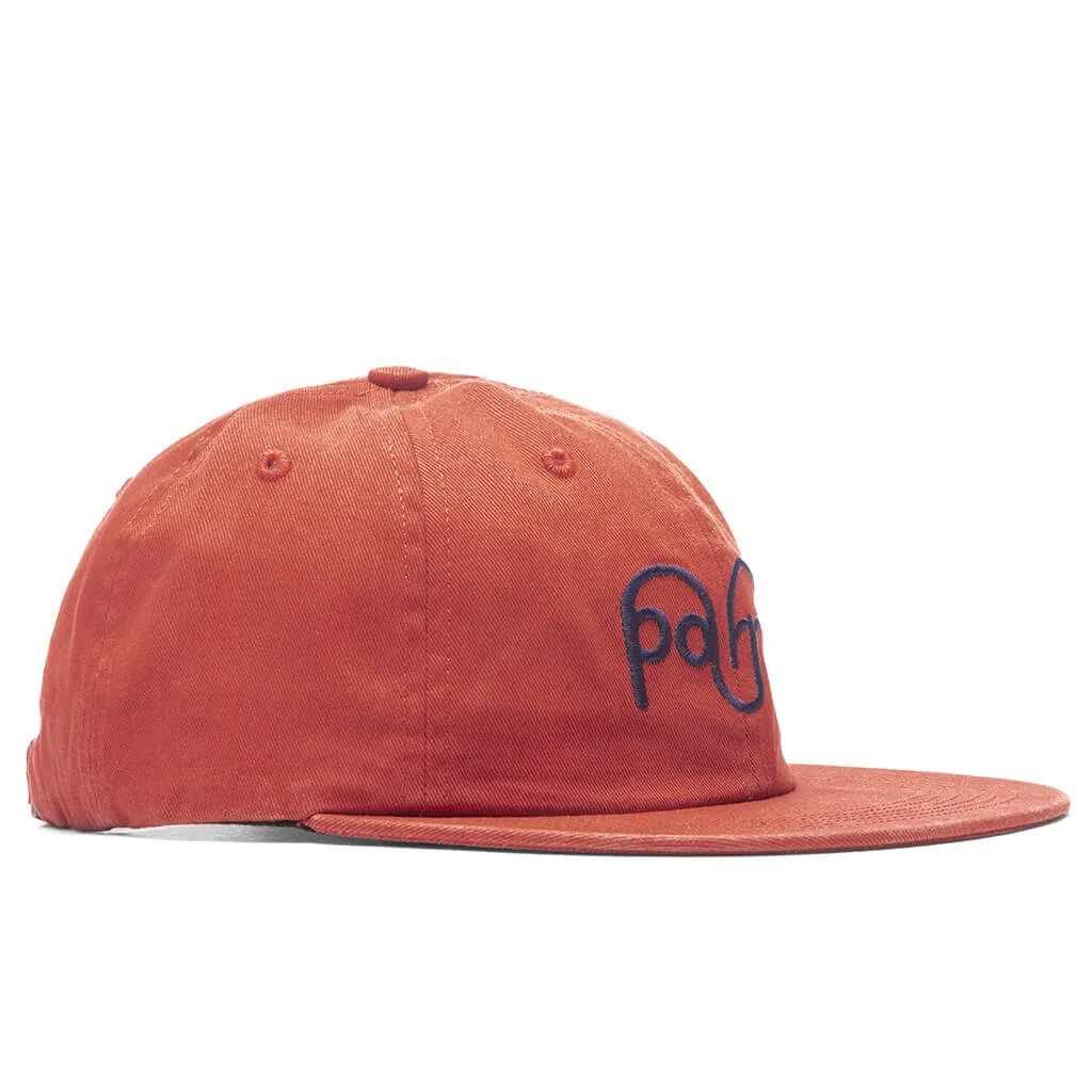 Weird Logo 6 Panel Hat - Cinnamon