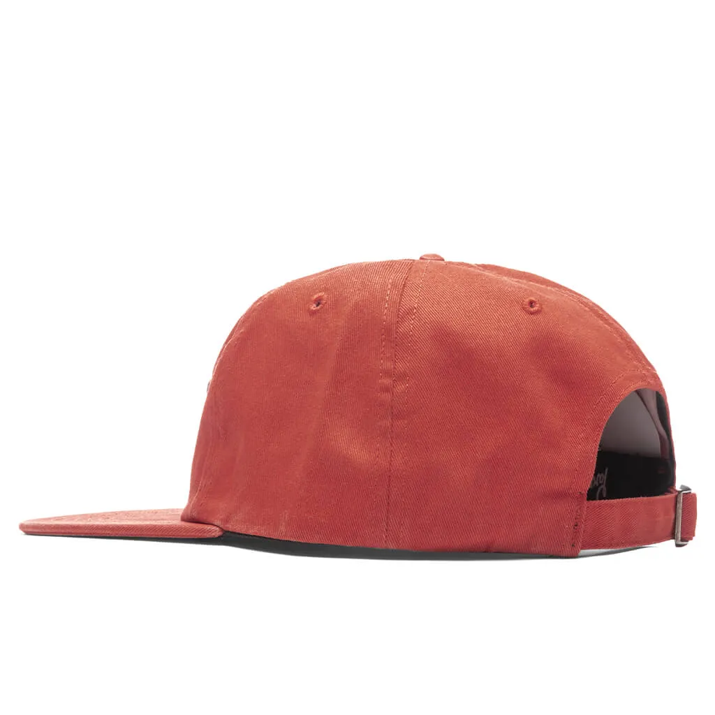 Weird Logo 6 Panel Hat - Cinnamon