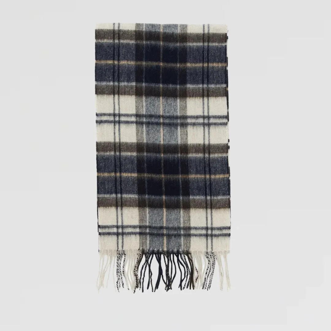 Wool Cashmere Tartan Scarf (Autumn Dress)