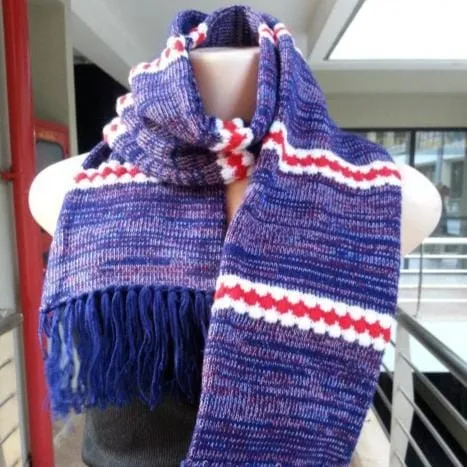 Woolen Hand knitted winter unisex scarf