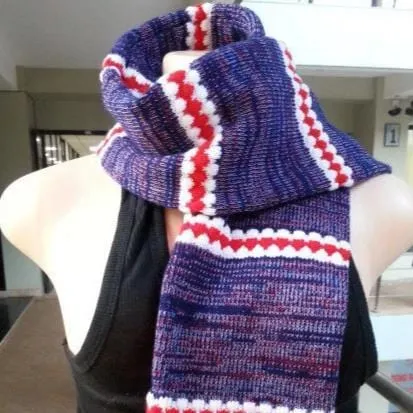 Woolen Hand knitted winter unisex scarf