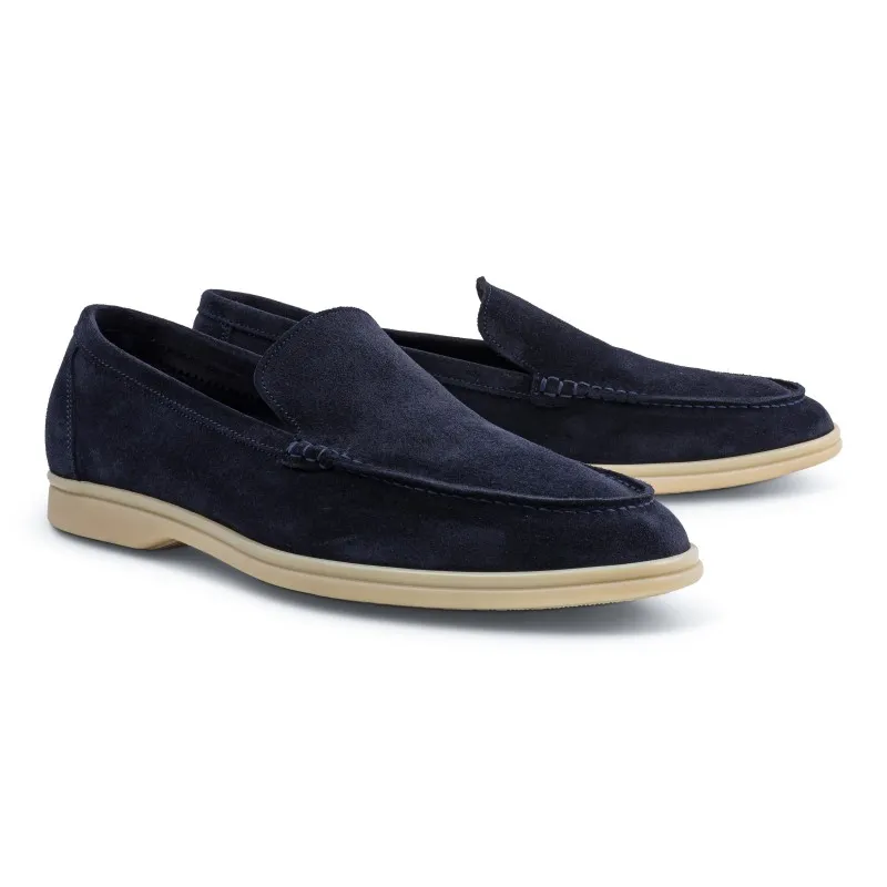 Yanko Traveler loafers navy suede