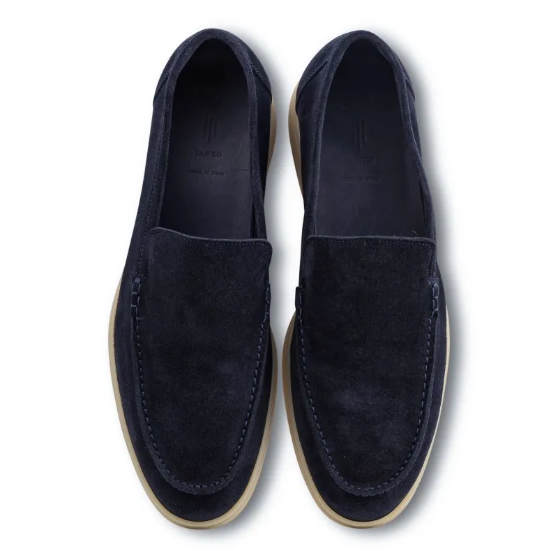 Yanko Traveler loafers navy suede