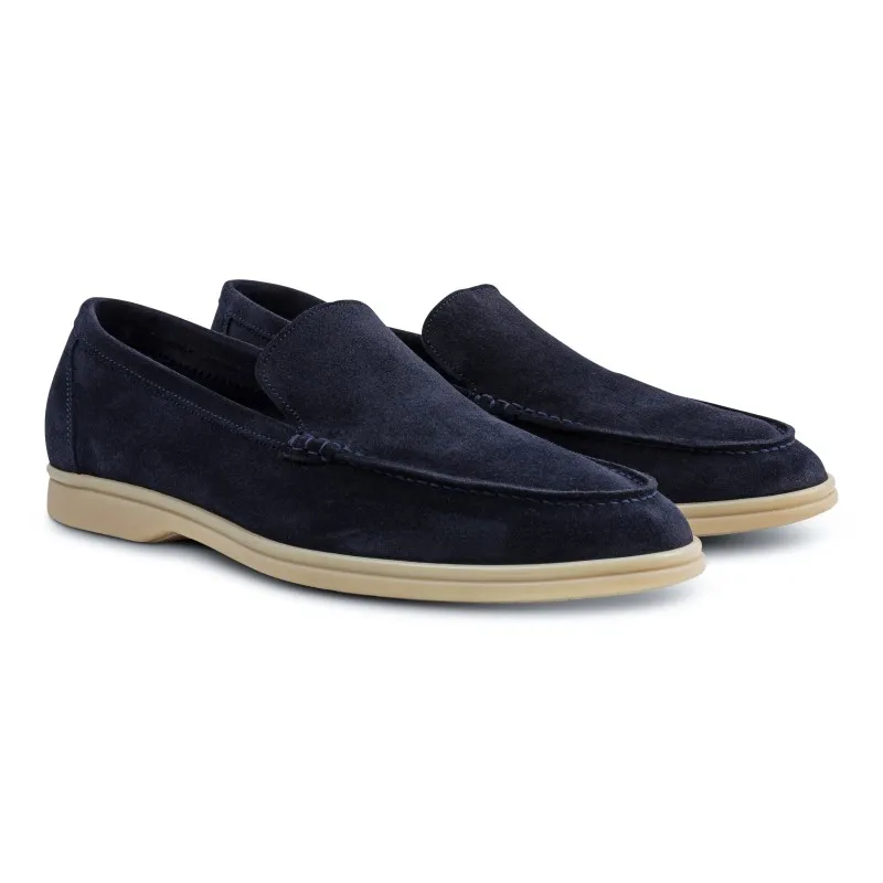 Yanko Traveler loafers navy suede