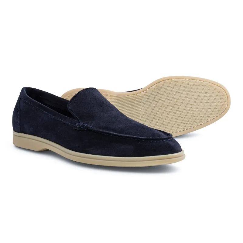 Yanko Traveler loafers navy suede