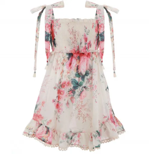 Zimmermann Floral Print Cotton Sundress